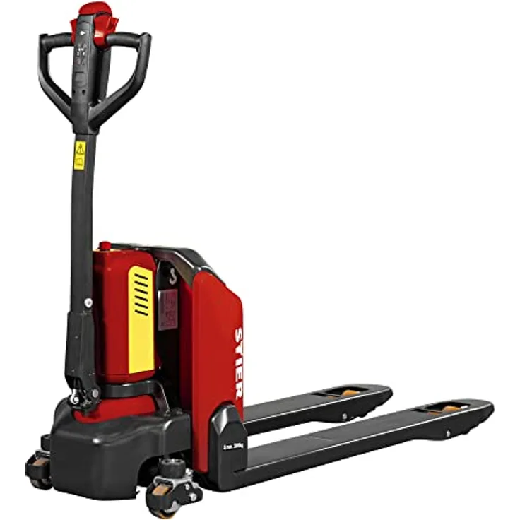 STIER Elektro-Hubwagen EZY-20, Tragkraft 2000 kg, Gabellänge 1150 mm, 0,8 kW Hubmotor, Multifunktionsdisplay mit Pin-Code-Panel