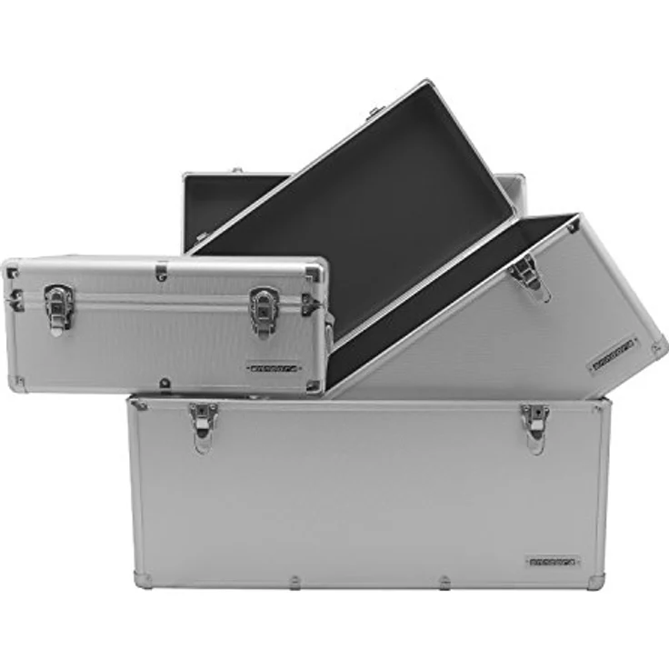 anndora Alu Rahmenkoffer 3er Set Silber 155 Liter Transportbox Werkzeugkoffer – Bild 4