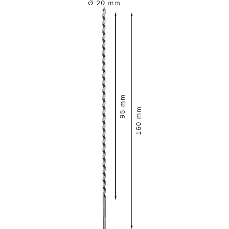 Bosch Professional Holzschlangenbohrer mit 1-4''-Sechskantschaft (Ø 7 mm) 2608585714 – Bild 3