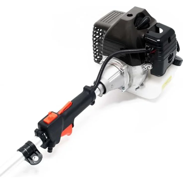 5in1 Benzin Multitool, 1,3kW 1,76PS, mit Rasentrimmer, Heckenschere & Hochentaster – Bild 7