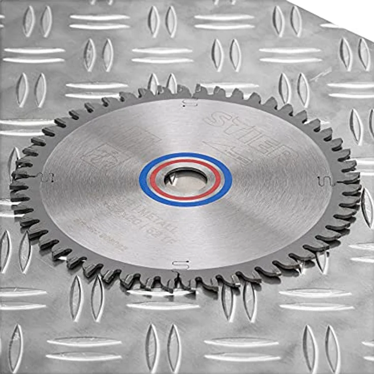 STIER Kreissägeblatt Profi Metall, 160 x 2,2 x 20mm, -5° neg. Spanwinkel, 52 gehärtete Zähne, Trapezflachzahn – Bild 2