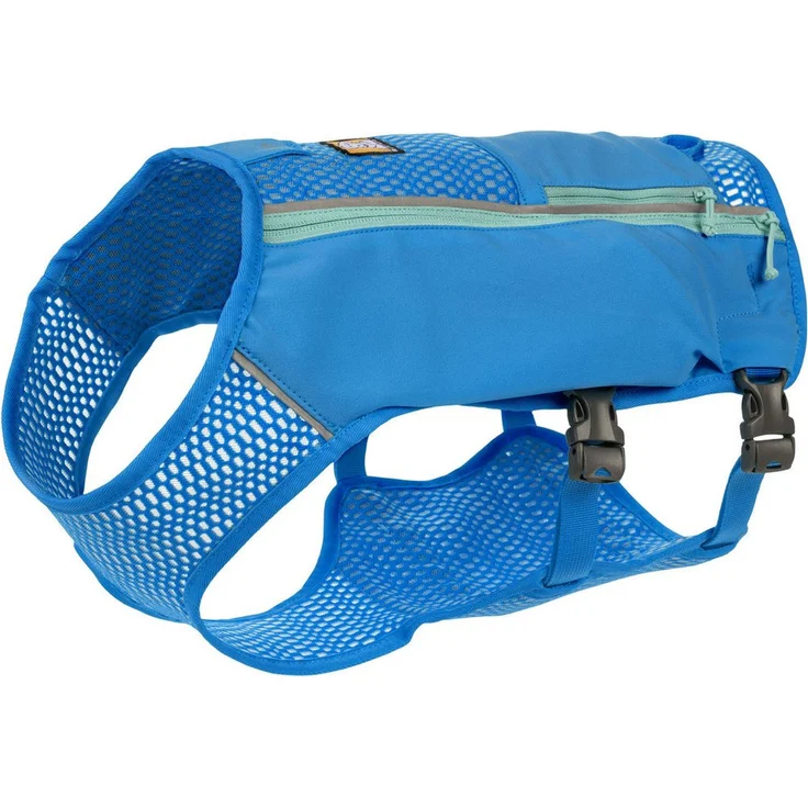 Ruffwear Trail Runnerв„ў 5080-410 Hundegeschirr, Leichte Laufweste für Hunde mit Taschen, Blue Pool – Bild 1