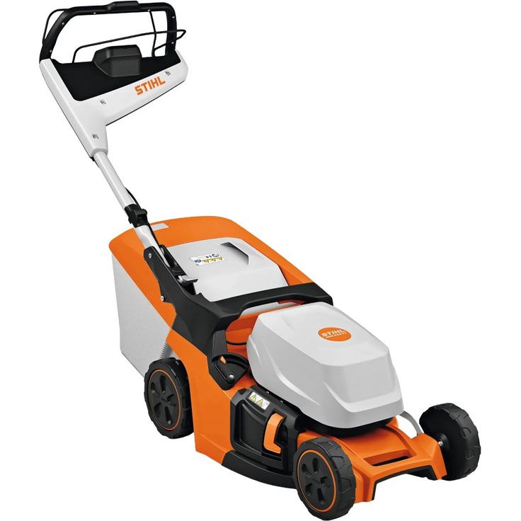 Stihl Akku-Rasenmäher RMA 443 PV, Vario-Radantrieb, Schnittbreite 41 cm, geräuscharm, Orange-Grau