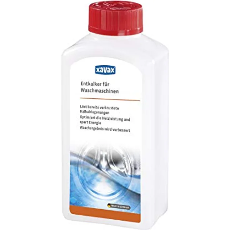 Xavax Waschmaschinen Entkalker, optimiert Heizleistung und spart Energie, 250 ml