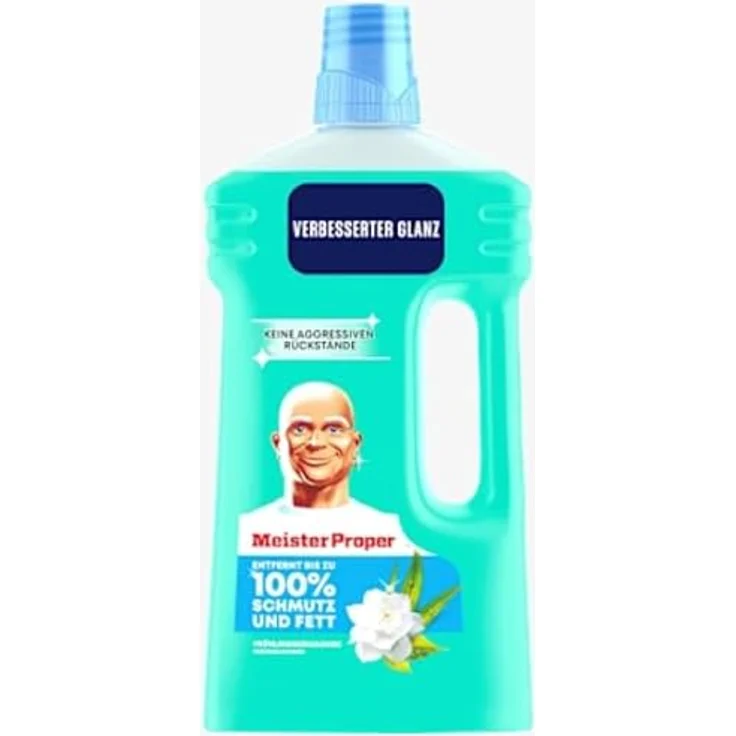 MEISTER PROPER Frühlingserwachen Allzweckreiniger, 1 Liter Flüssigreiniger für glatte Oberflächen, entfernt Schmutz und Fett, ohne aggressive Rückstände – Bild 1