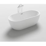 HOME DELUXE Freistehende Badewanne CODO - Weiß