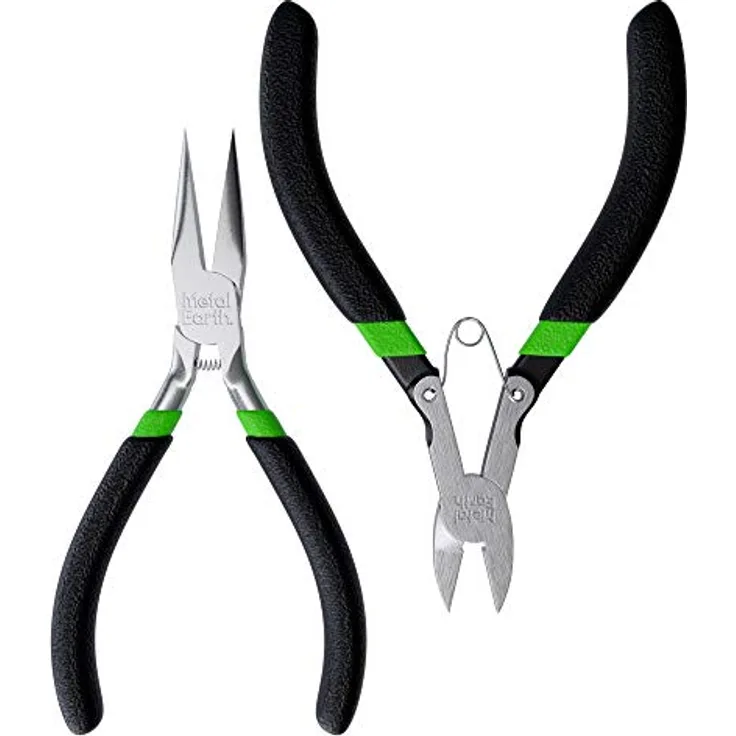 kneifzange 21 cm Stahl schwarz 2 Stück