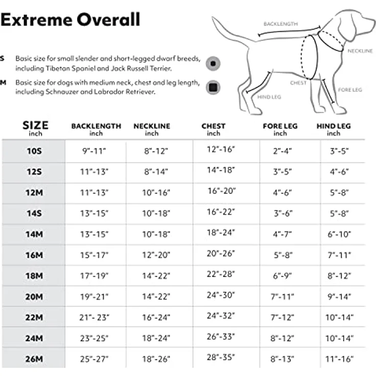 Extreme Overall Winterjacke für Hund (BlackBerry, 45M) – Bild 3
