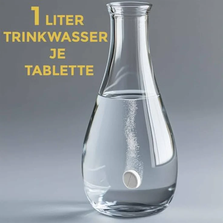 Wicked Chili Oasis 10x Wasserreinigungstabletten - 1 Liter Trinkwasser pro Tablette - Water Purification Tablet für Outdoor, Notfall, Camping, Reiseapotheke, Chlortabletten, Notfallset (8.5MG NaDCC) – Bild 8