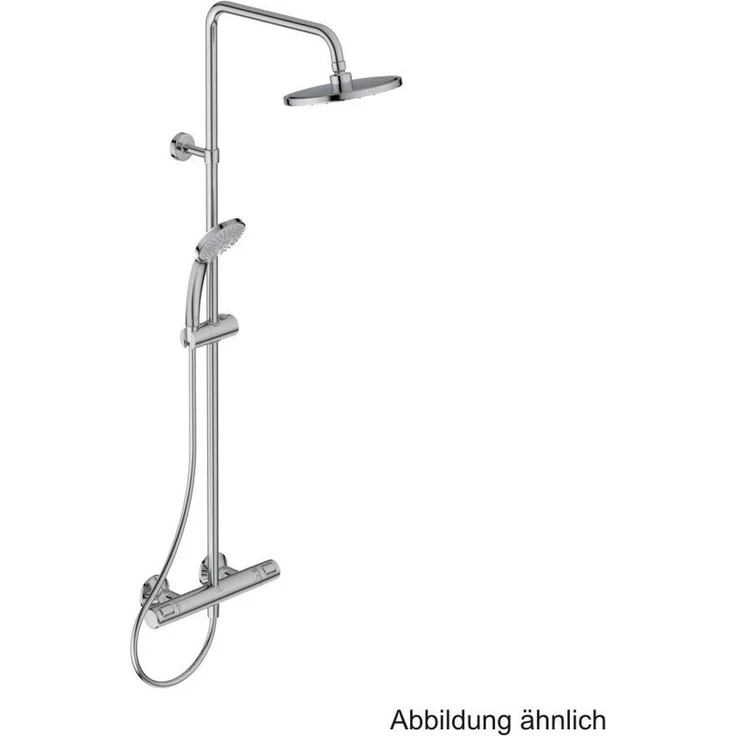 Ideal Standard Duschsystem Ideal Standard Duschsys. m. Brausetherm. Ceratherm T25, verchromt, A7 with 3-Funktionshandbrause, Antikalkfunktion, und thermostatischer Kontrolle