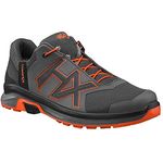 Haix CONNEXIS® Go GTX low, Sicherheitsschuh mit GORE-TEX® wasserdicht, atmungsaktiv, grau/orange