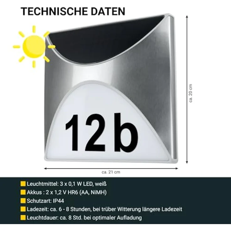 Solar-Hausnummer, SH04 – Bild 5