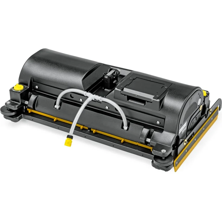 Kärcher Bürstenkopf R 120 S, 120 cm Arbeitsbreite mit 2 Walzenbürsten, werkzeugloser Bürstenwechsel und höhenverstellbaren Seitenschürzen