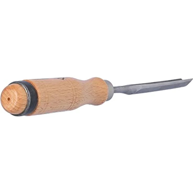 Hohlbeitel mit Holzgriff aus Rotbuche, Stubai Hohleisen 16 mm, Stubai Hohleisen Stemmeisen für präzise Holzbearbeitung, Stechbeitel für Schreiner Tischler – Bild 5