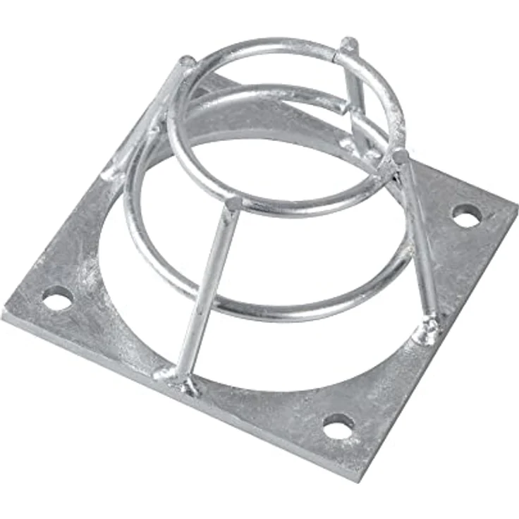 Windhager Nesträuberschutz für Nistkästen, sicherer Fluglochschutz, Spechtschutz, Zubehör für Nistkasten, 7 x 7 x 4 cm, 07471, Silber – Bild 2