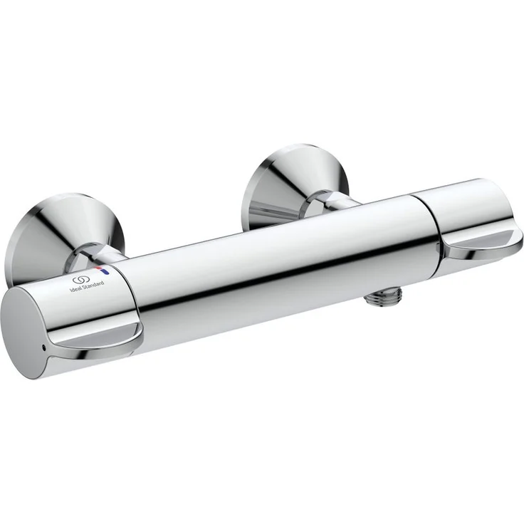 Ideal Standard Brausethermostat Ceraplus Safe, Aufputz mit 82mm Ausladung, Chrom, A6872AA