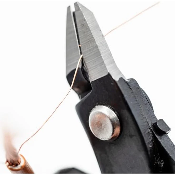 C.K Ecotronic ESD Antiballistische Schmale Präzisions Seitenschneider, 140 mm, für Weichkupferkabel bis 1,3 mm Ø, Anti-FOD-Flachdrahtschneider – Bild 3