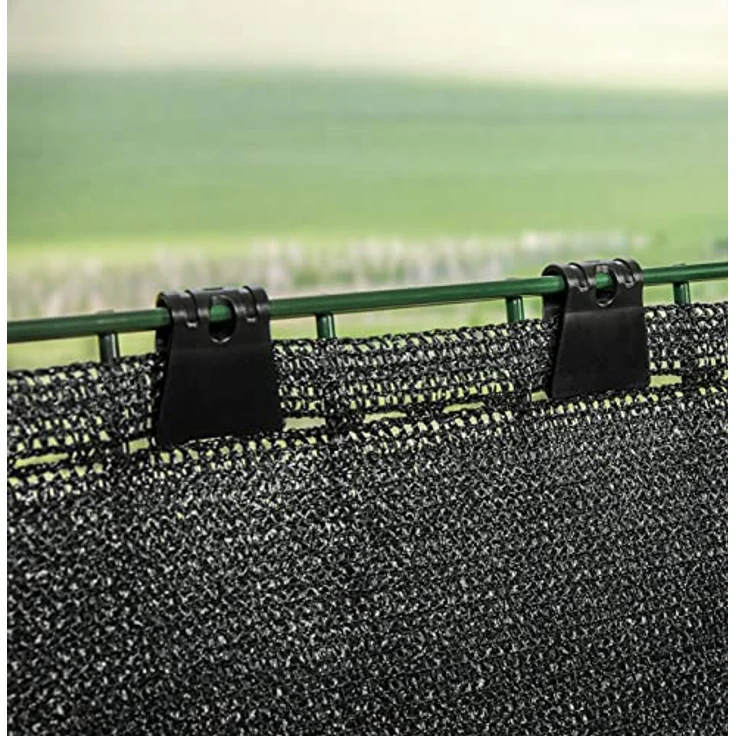 Windhager Zaunblende Screenex ECO, Sichtschutznetz für Garten und Balkon, inkl. Befestigungsschnur, grün, 1 x 25m, 150 g/m² – Bild 3