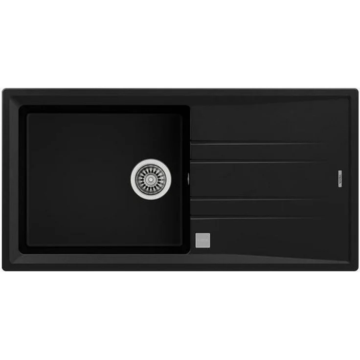 Teka Granitspüle Teka Einbauspüle STONE 60 L-TG 1B 1D AUTO Tegranite+ Carbon, 0/0 cm, aufliegender Einbau, reversibel, Farbauswahl