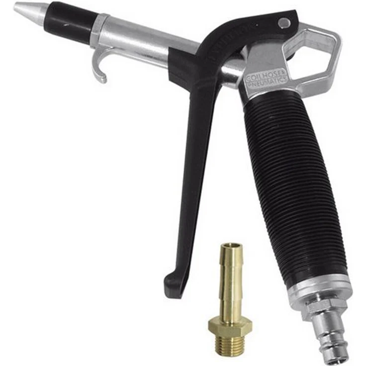 RIEGLER Ausblaspistole STAR, Druckluftwerkzeug bis 10 bar, inkl. Stecknippel und Schlauchtülle 9 mm