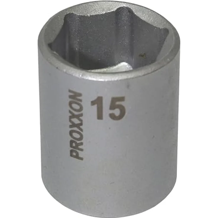 PROXXON INDUSTRIAL Bohrer- und Bitset 23518, 3/8'' Steckschlüsseleinsatz aus CrV-Stahl, Größe 15 mm – Bild 1