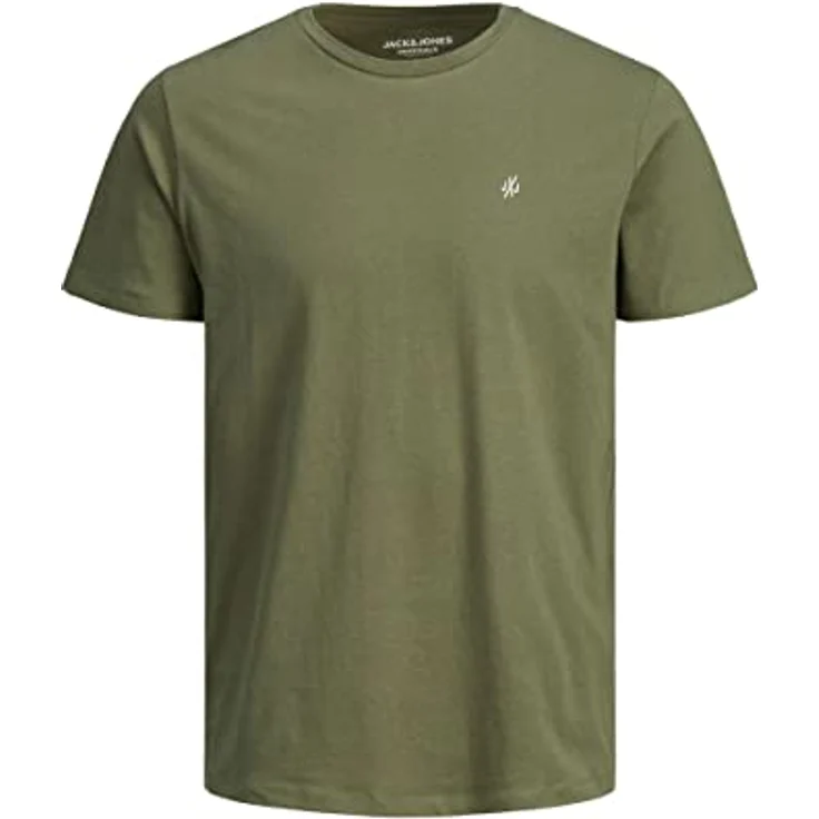 Jack & Jones Jorijxj, Herren Shirt 5er-Pack, Kurzarm, Rundhalsausschnitt, Normalfit, Weiß, Blau, Schwarz, Grün, Grau, (M) – Bild 9