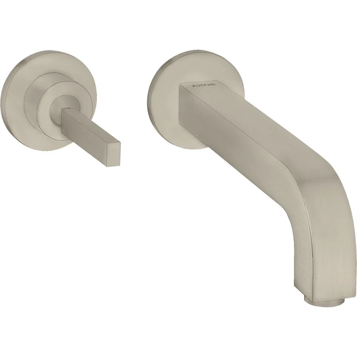 hansgrohe Axor Citterio Einhebel-Waschtischmischer Unterputz, Ausladung 160 mm, Brushed Nickel