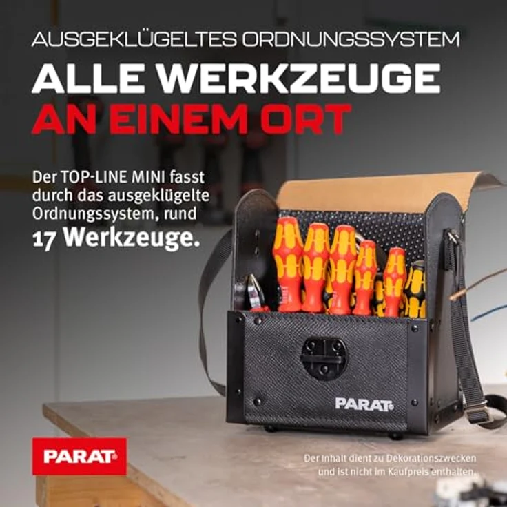 PARAT 30000581 Top-Line Werkzeugtasche, mit Mittelwand (Ohne Inhalt) – Bild 7