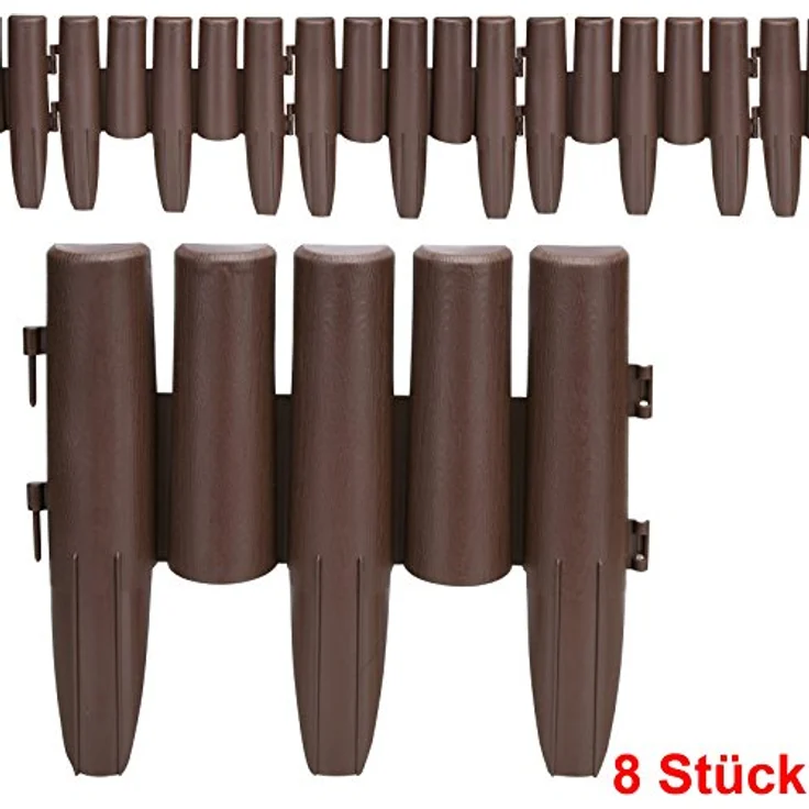 Beeteinfassung in Palisadenoptik 2,24m – Bild 2