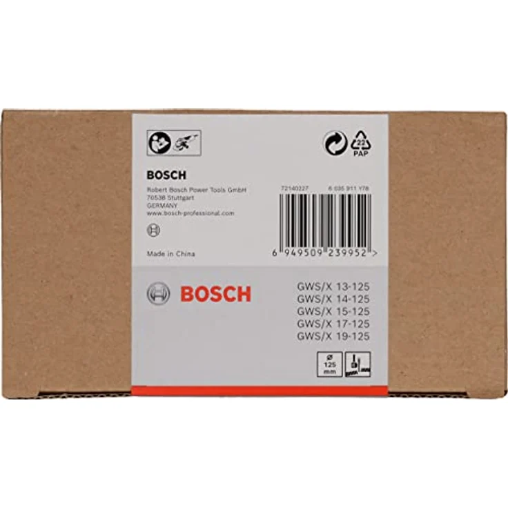 Bosch Schutzkombinationshaube zum Schneiden, für GWS/X 13-125, 14-125, 15-125, 17-125, 19-125, Ø 125 mm, professionelles Zubehör für Winkelschleifer – Bild 3