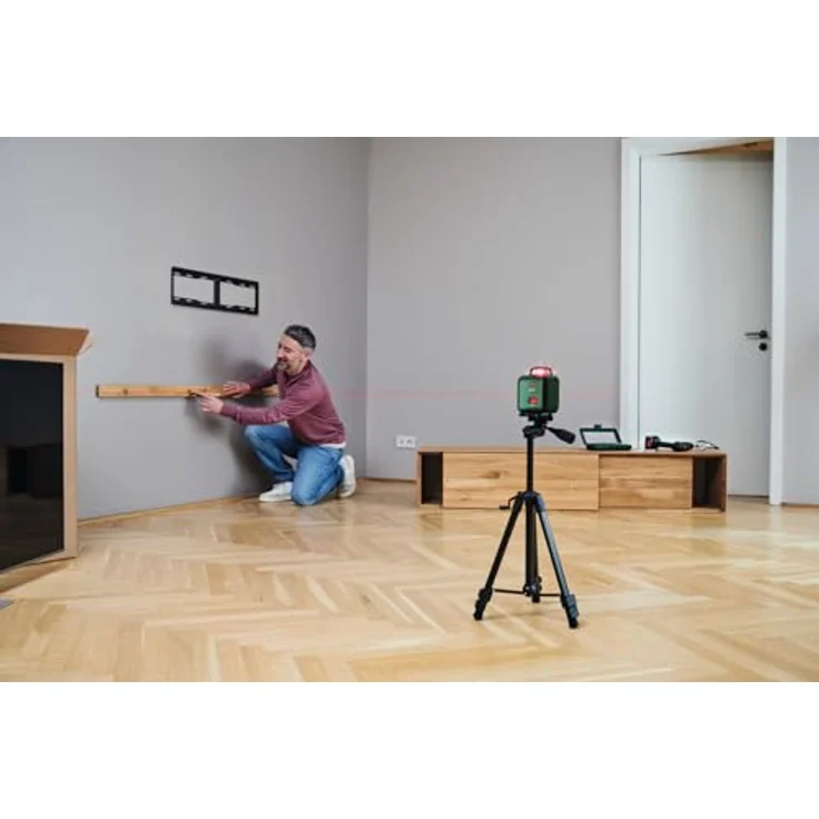 Bosch Home and Garden PLL 360-1 Linienlaser, Selbstnivellierend mit 360°-Linie, hohe Präzision ± 0,4 mm/m – Bild 6