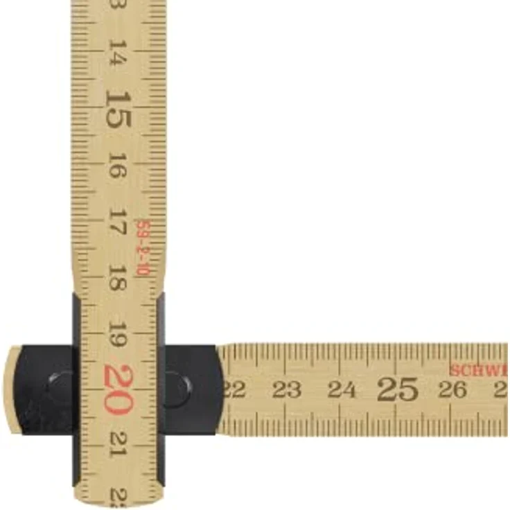 Hultafors 100004 Schwedenmeter 59 Zollstock 2m aus Birkenholz mit Gelenken aus gehärtetem Stahl – Bild 6