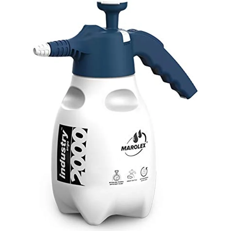 Marolex Handspritzgerät Industry Ergo Alka 2000, Drucksprüher mit EPDM Dichtung und 0,4 MPa Betriebsdruck, 3D-Flex-System für schwer erreichbare Ecken – Bild 1
