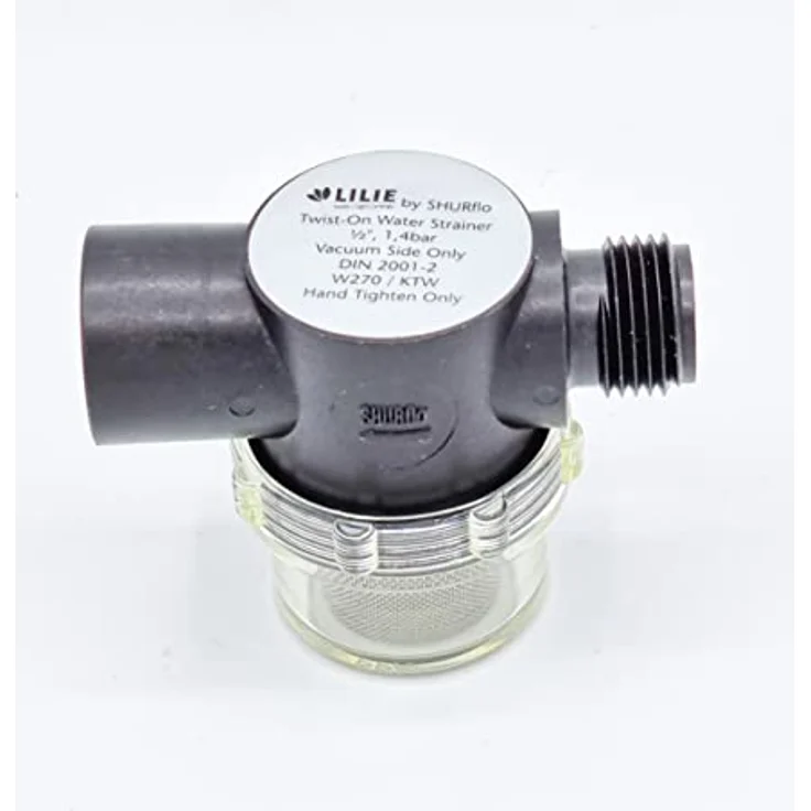 ShurFlo Wasserfilter für ShurFlo Pumpen schraubbar Gartenpumpe – Bild 4