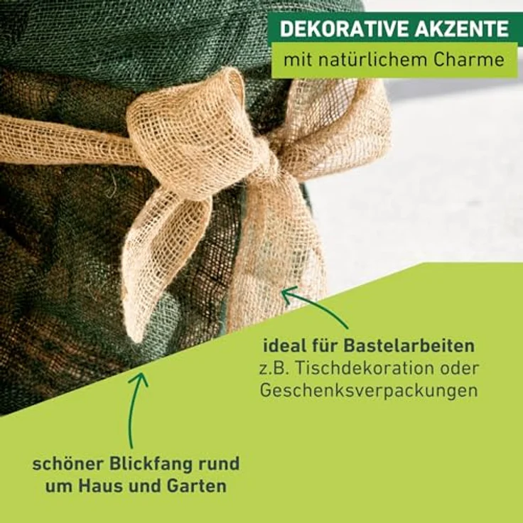 Windhager Jute-Wickelstreifen Öko natur 10 cm x 25 – Bild 7