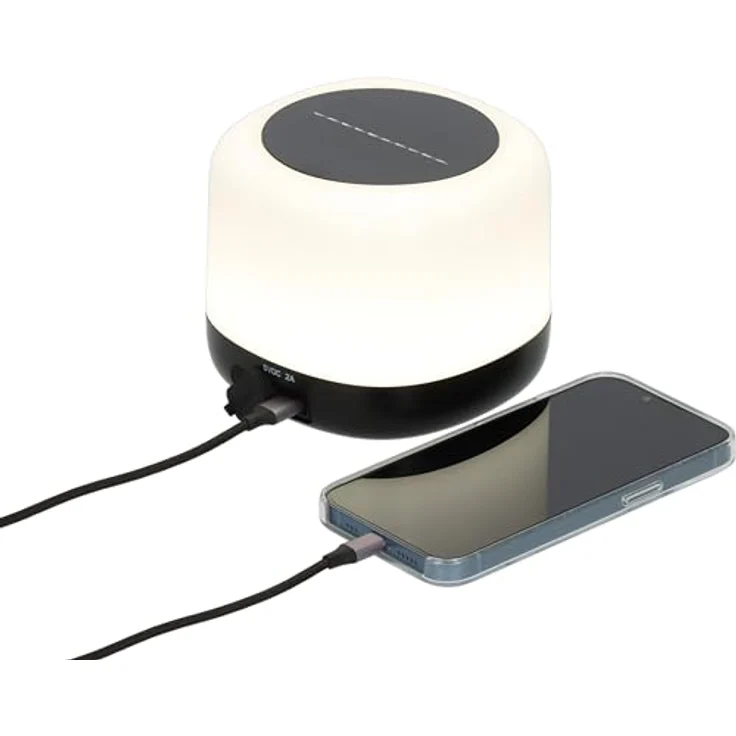 Brennenstuhl Akku Solar LED Outdoor Leuchte GL 400 AS (400lm, bis zu 45h Leuchtdauer, Powerbank, USB C Ladekabel) – Bild 5