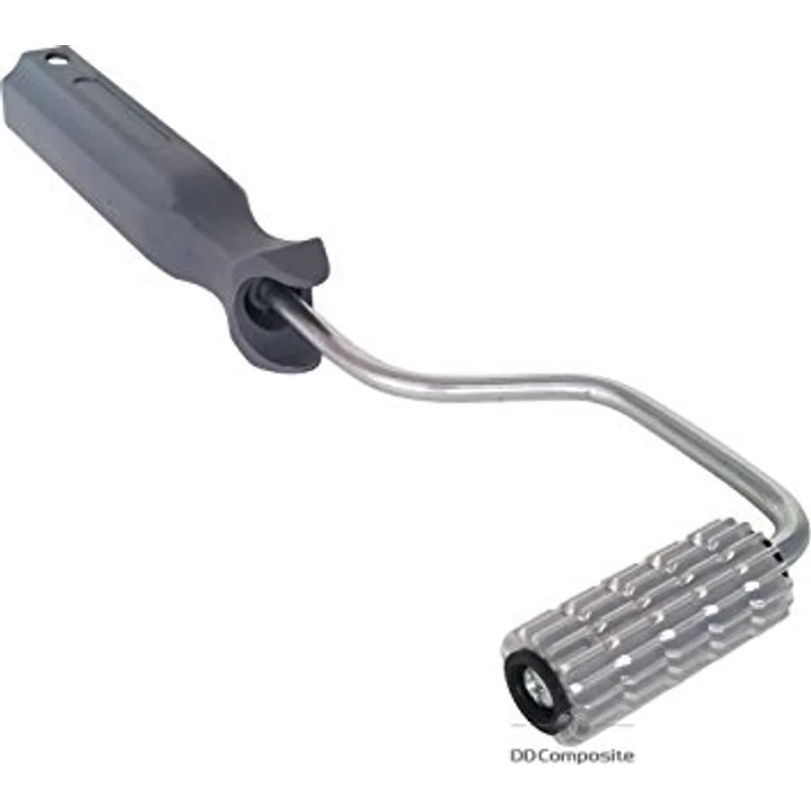 DD Composite Entlüftungsroller Langrillen V-Kerben 45x140mm, Aluminiumprofil für faserverstärkte Nasslaminate – Bild 2