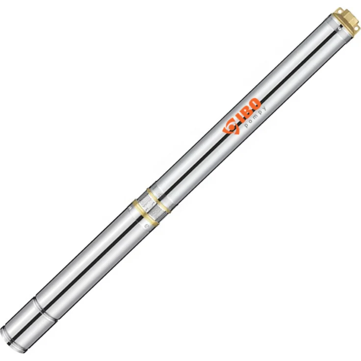 IBO Tauchmotorpumpe 3" STM 16 - RTS, sandresistente Brunnenpumpe mit 6000 l/h Fördermenge, 0,75 kW Leistung, IP68 Schutzart
