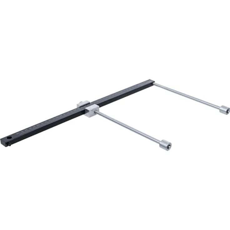 BGS TECHNIC Bremsscheiben-Messschieber, Messbereich 50 - 400 mm, Gesamtlänge 455 mm, für schnelle und effiziente Identifikation des Bremssystems – Bild 2
