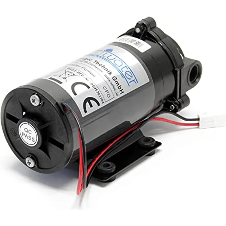 Naturewater Druckerhöhungspumpe 50 GPD (190 l), Booster Pumpe 24 W mit Geräuschdämpfung, Eingangsdruck 2 bar, Ausgangsdruck 5 bar für Umkehrosmoseanlagen – Bild 2