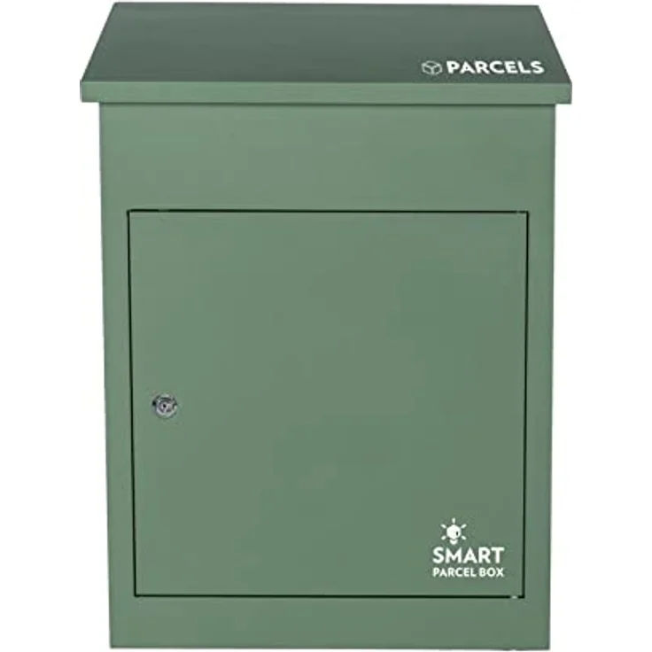 Smart Parcel Box SMART PARCEL BOX grün 44x35x58, Paketbriefkasten zur Wandmontage, Paketbox für Zuhause & Unternehmen, Briefkasten für Pakete & Briefe – Bild 3