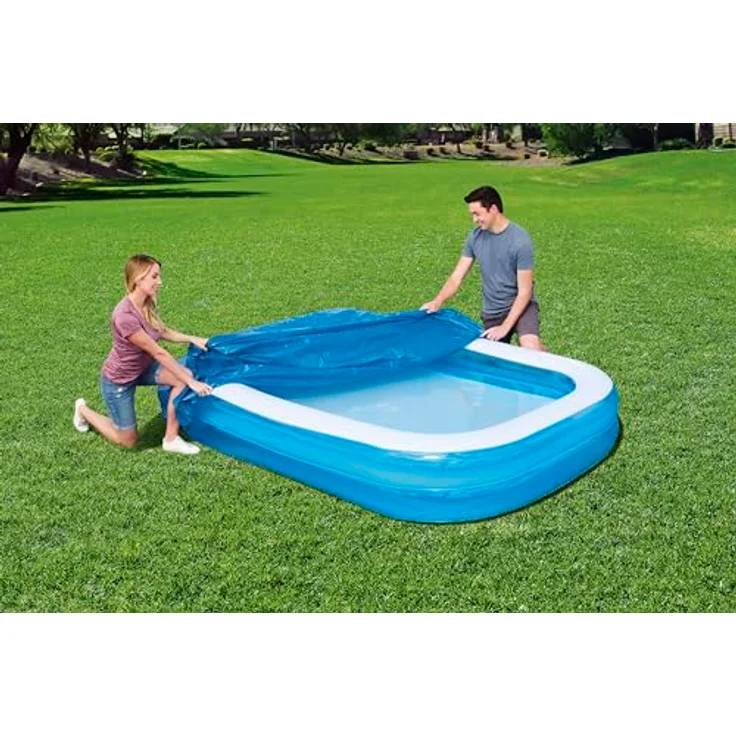 Bestway Pool Abdeckplane für rechteckigen Family Pool 262x175x51cm (191872) – Bild 2