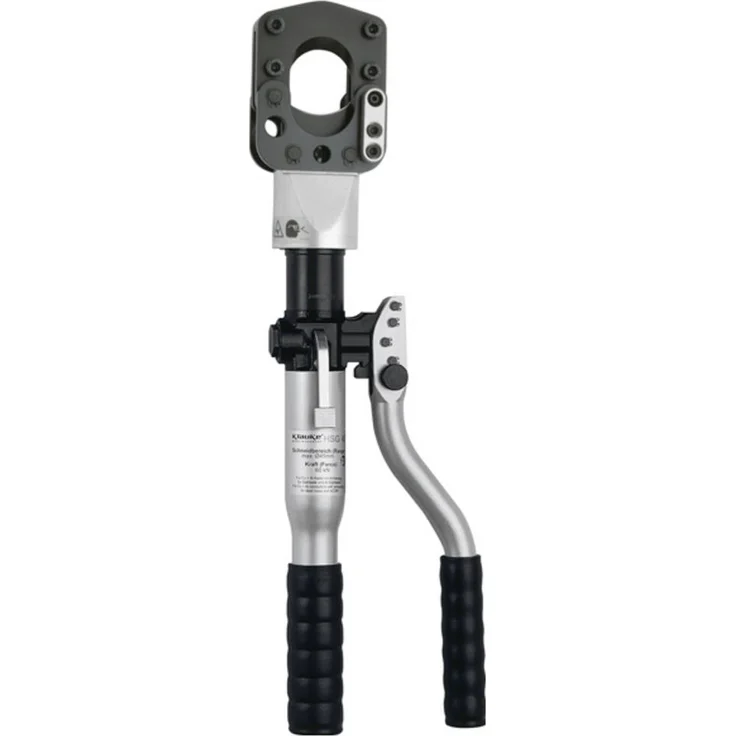 Klauke HSG45 Hydraulisches Schneidwerkzeug 45mm, für Kupfer- und Aluminium-Kabel, robustes Aluminiumgehäuse, 2-Stufen-Hydraulik