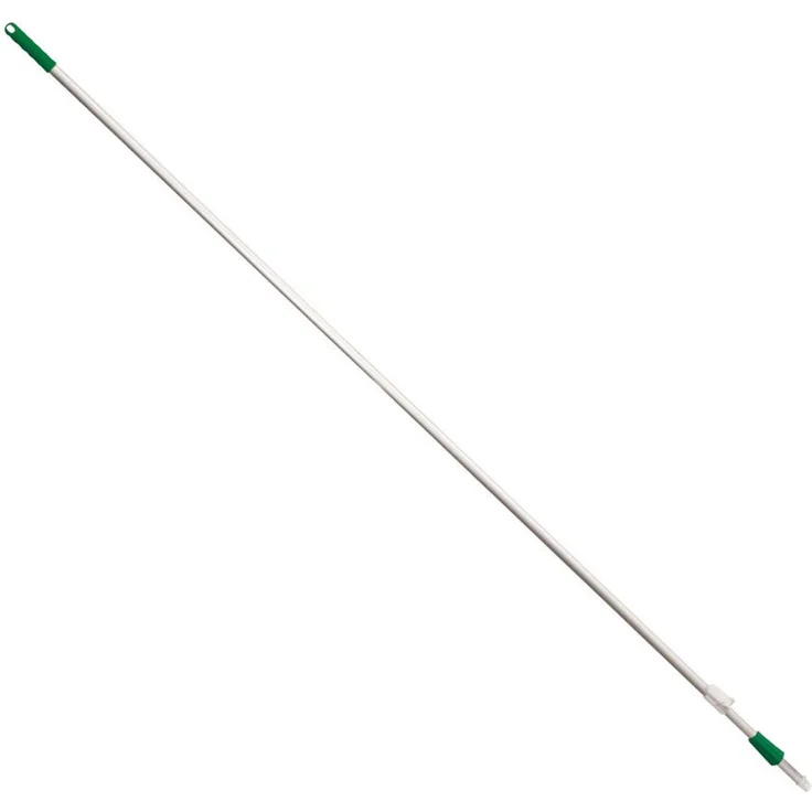 haug bürsten Teleskopstiel ausziehbar 2180 - 4000 mm, Alurohr, grün, hitzebeständig bis 240 °C, ø 25/22 mm