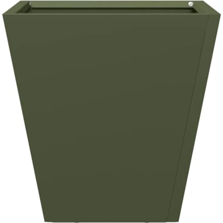 vidaXL Pflanzkübel Olivgrün 30x30x30 Stahl, Stabiles Material, Viel Platz, Vielseitig einsetzbar – Bild 5