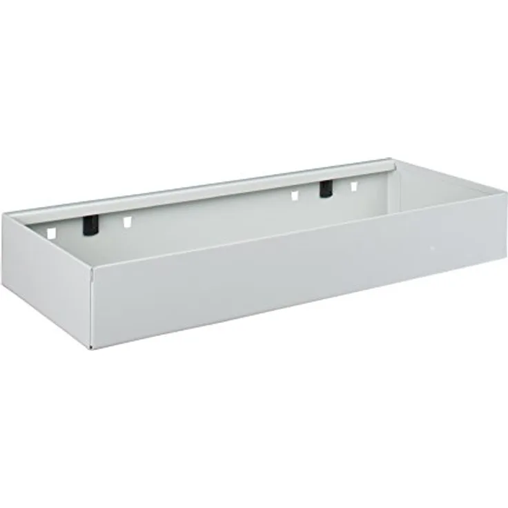 Bott Ablagekasten für Lochblech-Platten-System, lichtgrau, ideal für Kleinteile, Flaschen und Dosen