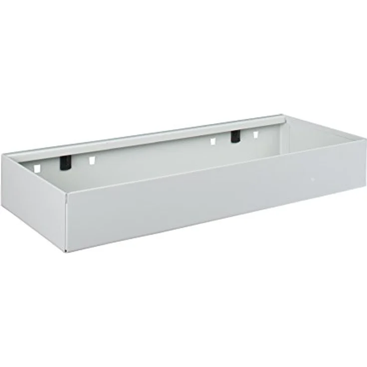Bott Ablagekasten für Lochblech-Platten-System, lichtgrau, ideal für Kleinteile, Flaschen und Dosen – Bild 1