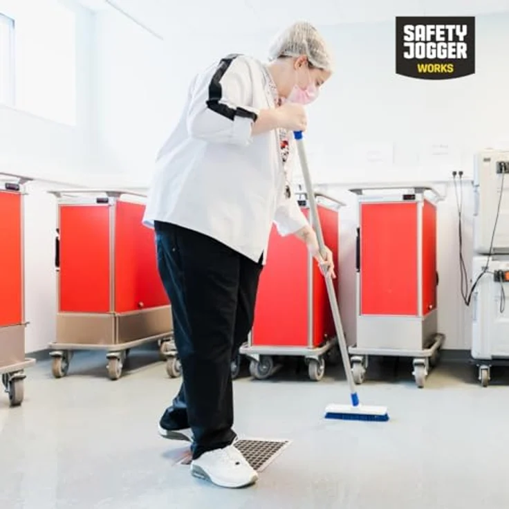 Safety Jogger Works Berufsschuh mit ELA-Sneaker, stoßdämpfend und rutschfest, für Gastronomie und Medizin, schwarz – Bild 3