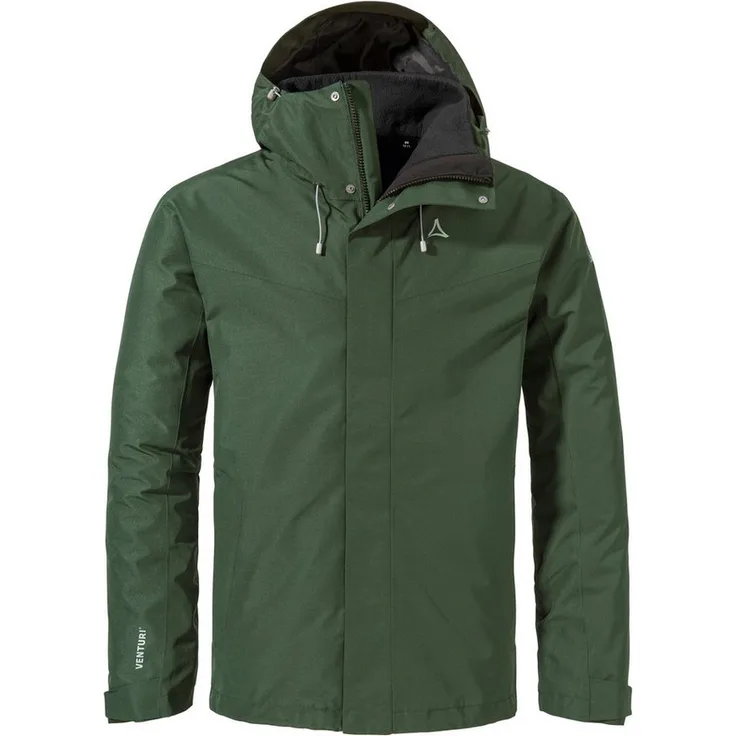 Schöffel Doppeljacke 3in1 Jacket Style Okere MNS DARK JADE, Arbeitsjacke mit 2-Lagen VENTURI Bekleidung