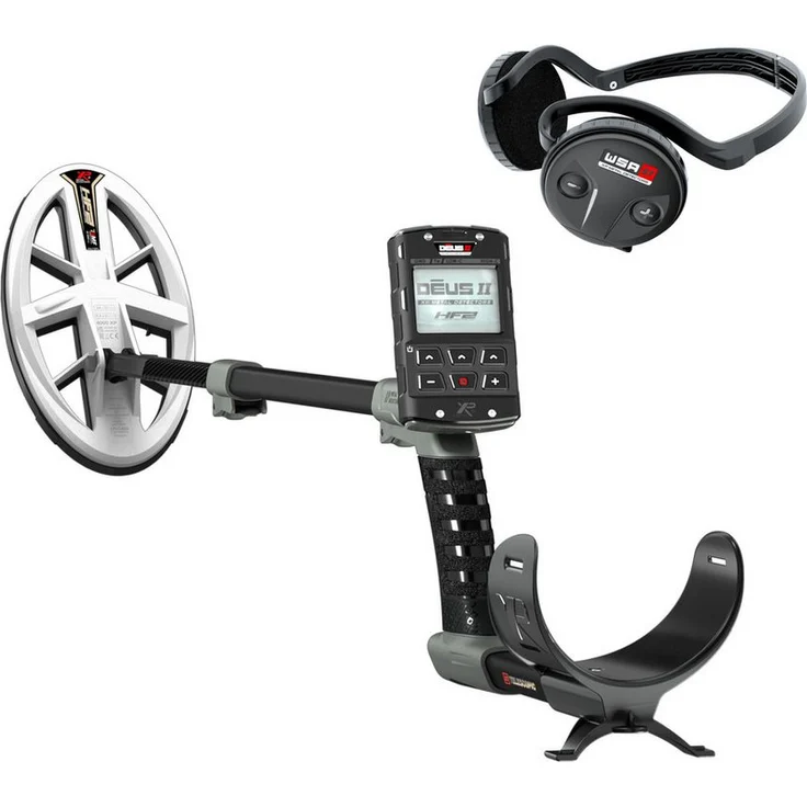 XP DEUS II Gold Metalldetektor, Hochfrequenzspule bis 120kHz, wasserdicht bis 20m, für Nuggetsuche